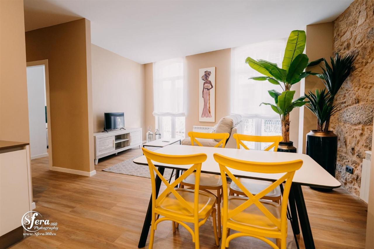 Apartamentos Rua Vella Caldas De Reis Eksteriør bilde
