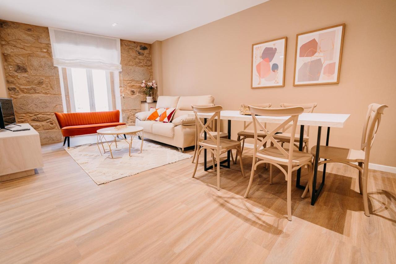 Apartamentos Rua Vella Caldas De Reis Eksteriør bilde